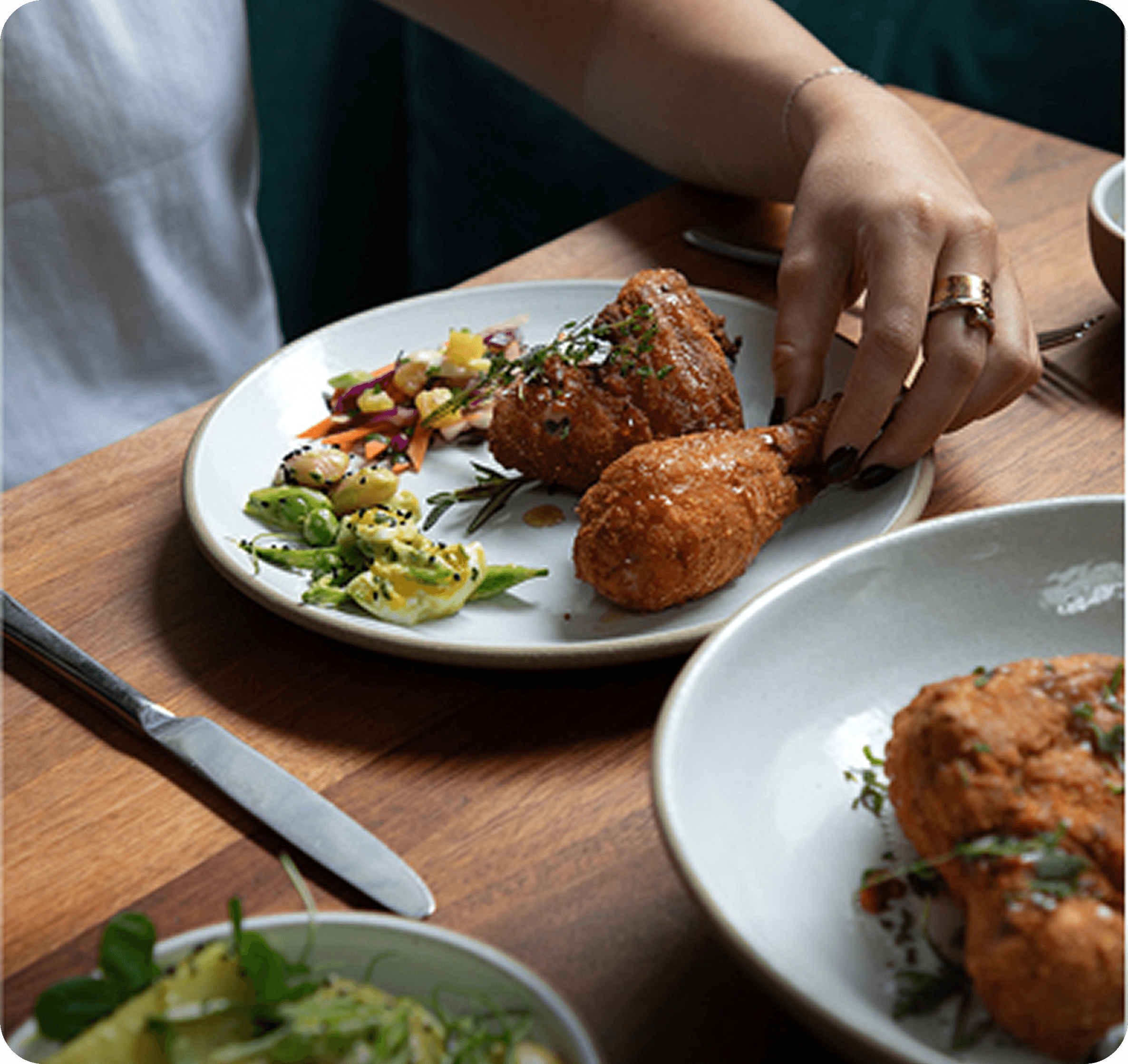 Chef testimonial from Oyster Oyster restaurant